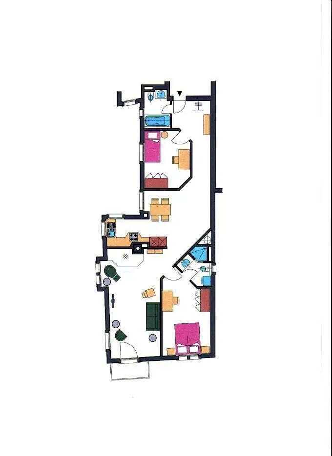 Апартаменты Great 2Br Flat In The Old Town - Niederdorf Цюрих